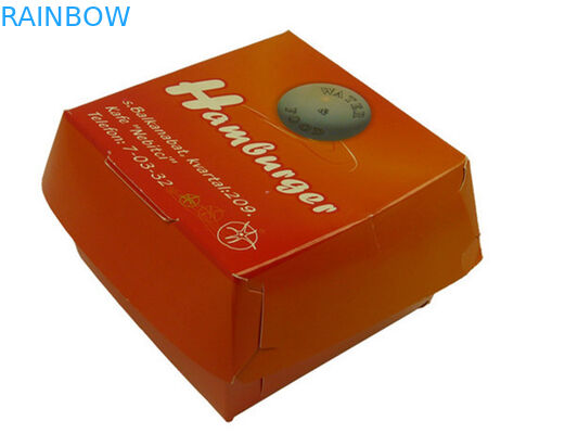 Конструкция бумажной коробки упаковывая напечатанная таможней для ресторана быстро-приготовленного питания