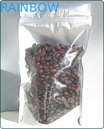 мешки заедк 100g упаковывая переднюю фольгу задней части Transprent с застежкой -молнией