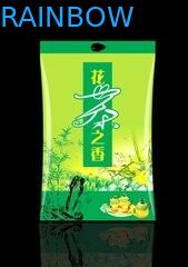 Алюминиевая фольга мешков лоснистого бортового чая Gusset упаковывая, зеленый мешок кофе связи олова