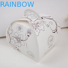 Белый мешок Kraft бумажный для конфеты упаковывая с передним круглым окном