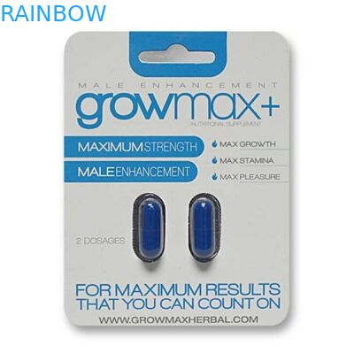 Карточка напечатанная таможней вися бумажная упаковывая для мыжского стимулятора повышения с 2 отверстиями