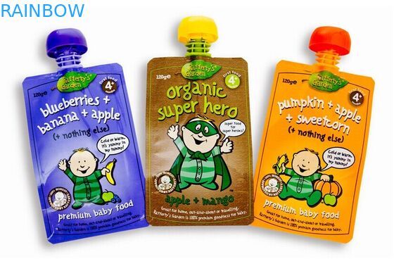 Transprent встает на сторону мешок Gusset для воды/напитка, Doypack с застежкой -молнией