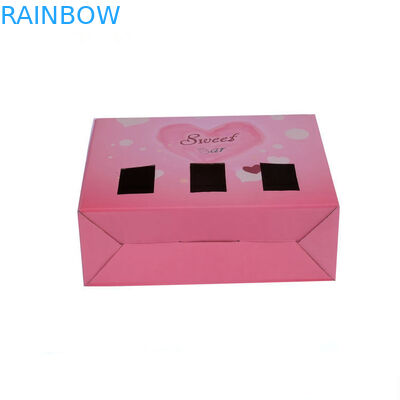 Коробка упаковывая, рифлёный случай автоматического закрытого подарка бумажная Paperboard с окном