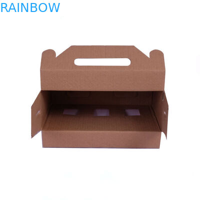 Коробка упаковывая, рифлёный случай автоматического закрытого подарка бумажная Paperboard с окном