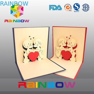 Роскошные подгонянные бумажные мешки для Wedding карточки приглашения с яркий печатью