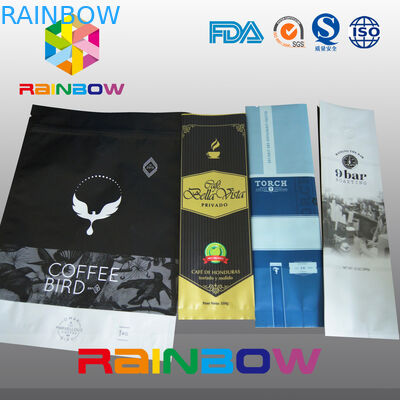 Тип мешки Matt черный стоящий мешка фольги кофейного зерна упаковывая с засевать клапан травой