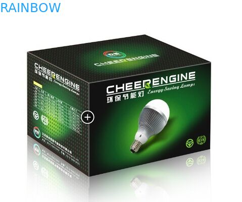 Eco - содружественная коробка водить электрической лампочки бумажная упаковывая с логосом напечатанным таможней