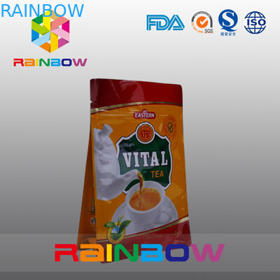 Таможня напечатала полиэтиленовые пакеты плоского дна, мешок дна блока уплотнения квада с ясным окном