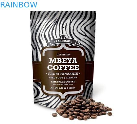 Стоьте вверх мешок кофе алюминиевой фольги Matt с застежкой -молнией, мешками еды мешков кофе Брайна