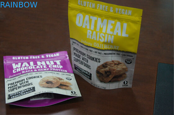 Заедк качества еды пластичная упаковывая Doypack с Ziplock в нестандартной конструкции