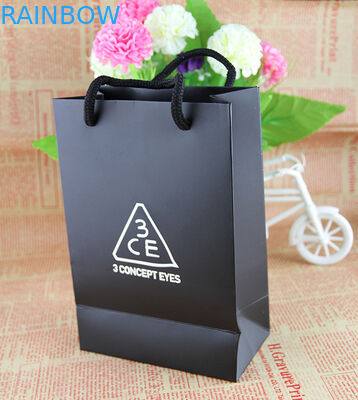 Конструированные таможней зеленые мешки Kraft бумажные с мешком чая ручки хлопка упаковывая