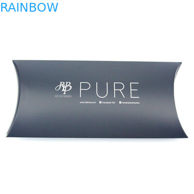 Коробка лоснистого выдвижения черных волос бумажная упаковывая с напечатанным логосом, обеспеченным индивидуальным обслуживанием