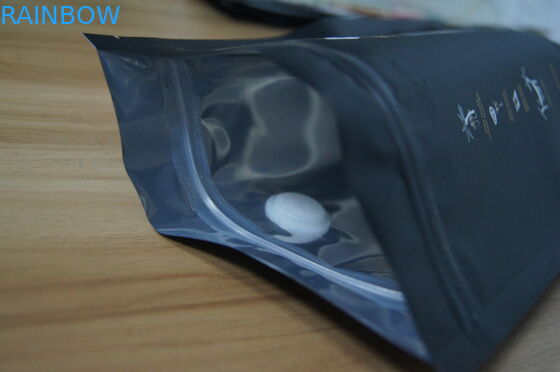 Простый стоьте вверх мешки кофейного зерна алюминиевой фольги упаковывая с клапаном дегазирования