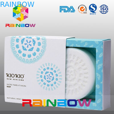 Бумажная коробка упаковывая для мыла упаковывая/подгоняла коробку мыла с ясным окном