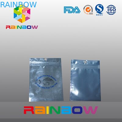 Передний прозрачный задний мешок еды любимчика фольги с застежкой -молнией, мешком удя приманки