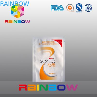 Уплотнение сжатия пластичного устранимого шампуня упаковывая кладет в мешки с зазубриной разрыва