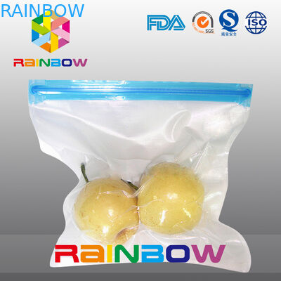 Поли мешок хранения еды текстуры вакуума/уплотнение вакуума еды застежки -молнии слайдера кладут в мешки