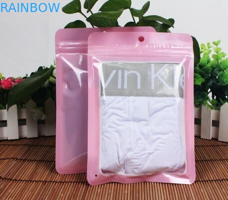 Сожмите полиэтиленовые пакеты застежки -молнии уплотнения для одежд/одеяния упаковывая передняя ясную