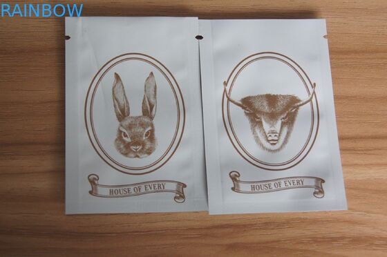 Уплотнение сжатия Matt белое миниое ziplock кладет в мешки для специи/семени/травяного упаковывать insence