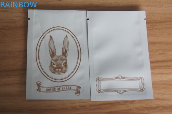 Уплотнение сжатия Matt белое миниое ziplock кладет в мешки для специи/семени/травяного упаковывать insence