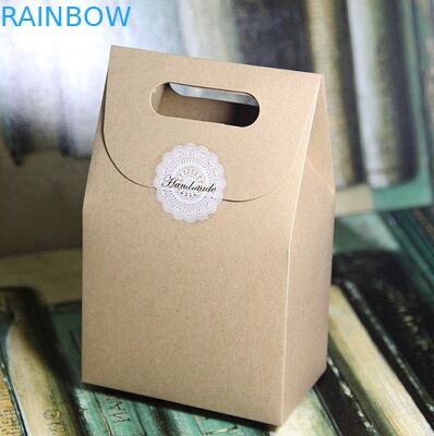 Простая коробка Брайна Kraft бумажная для подарка упаковывая, подгонянного печатания