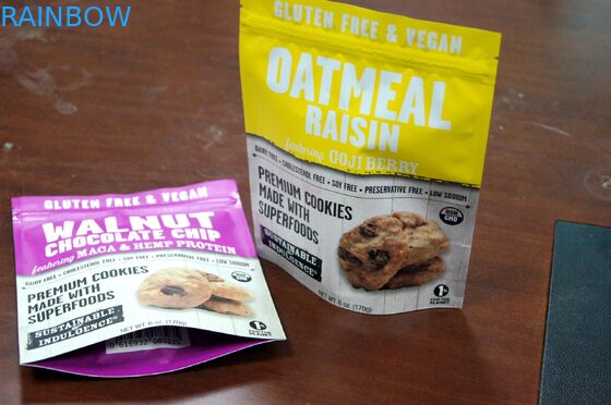 Качество еды стоит вверх гайка застежки -молнии, мешок хранения легкой закускы/выровнянный фольгой сухой мешок еды