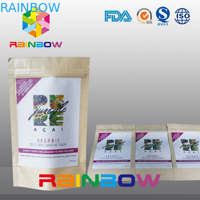 Логос напечатал мешок бумаги Krafter семян Chia Ziplock/упаковку еды заедк гайки