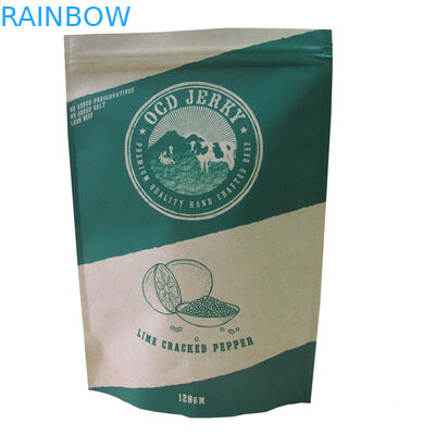 Напечатанная таможней упаковка еды мешка бумаги Almon Kraft упаковывая сухая