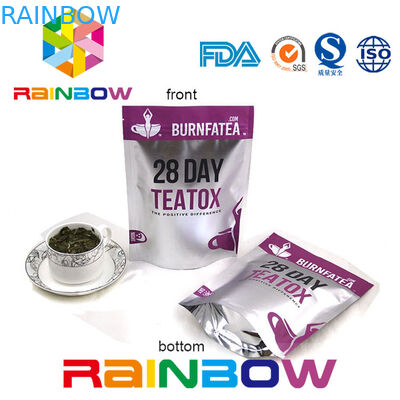 Biodegradable стоьте вверх мешок упаковки чая Mylar мешка чая прокатанный Ziplock