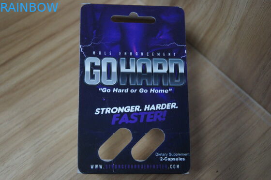 Рециркулированный пакет волдыря упаковывая для капсулы повышения HD мыжской сексуальной