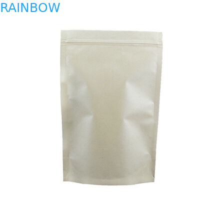 Напечатанное таможней окно бумажных мешков Kraft Resealable напечатанное для семян завода