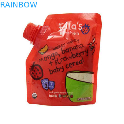 Мешки BPA еды младенца Doypack многоразовые освобождают с угловойым Spout