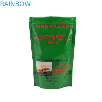 Рециркулированный мешок упаковывая, мешок фольги Mealworm Doypack Ziplock для упаковки Mealworm