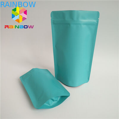 Естественные зеленые пакетики чая упаковывая Ziplock штейновой поверхностной собственной личности стоящий