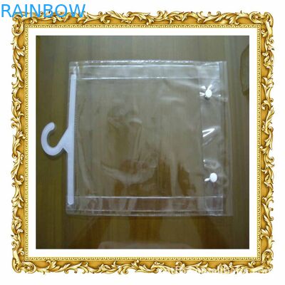 Resealable пластичные мешки упаковывая для одежд нижнего белья/людей с дисплеем вешалки