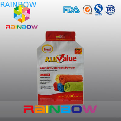Подгонянный печатающ мешок пластичный упаковывать для порошка тензида прачечного 500g/порошка запитка