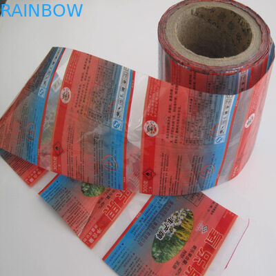 Ярлыки втулки сокращения PVC/ЛЮБИМЧИКА в Rolls для энергии выпивают бутылки с логосом напечатанным OEM