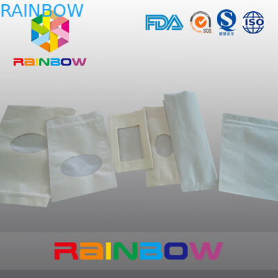 Мешок Брайна Kraft бумажный стоит вверх упаковывая мешок с застежкой -молнией, Ziplock мешком для конфеты/еды