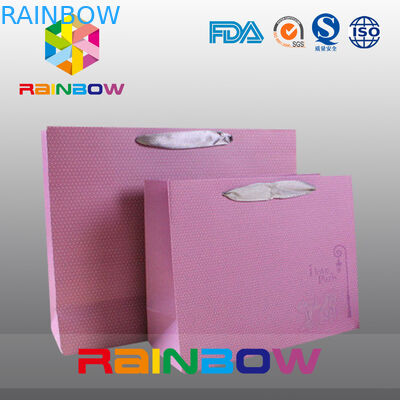 Квадратное дно подгоняло бумажные мешки с Drawstring для подарка/одежды/покупкы