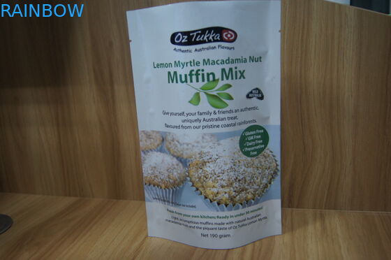 Стоьте вверх пластичный порошок протеина/Ziplock мешка сахара/подсластителя изготовленный на заказ упаковывая