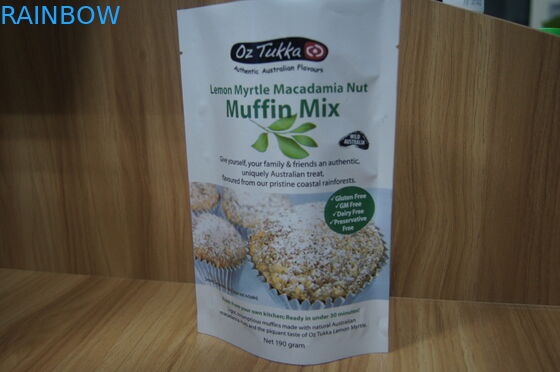 Напечатанное яркое стоит вверх печенья алюминиевой фольги упаковывая жару мешков верхнюю - запечатывание