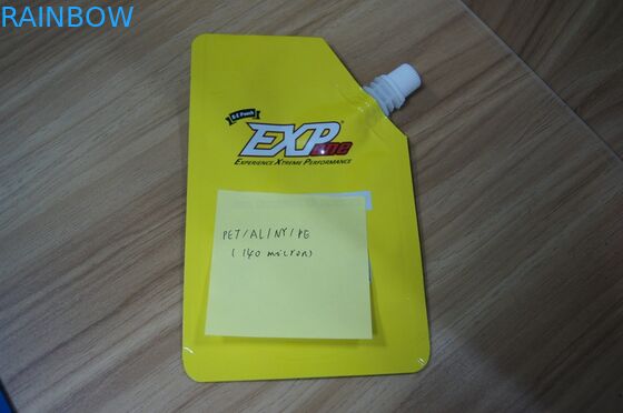 Прокатанный стоьте вверх мешок Spout упаковывая с бортовым мешком смазывая масла Spout упаковывая