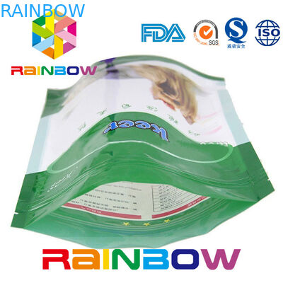 Foil стоьте вверх мешок еды любимчика с застежкой -молнией, пластичными обслуживаниями собаки 500g упаковывая мешок