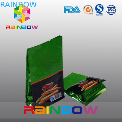 Полиэтиленовый пакет алюминиевой фольги, мешок уплотнения плоского дна 8 для легкой закускы/франчуза жарит