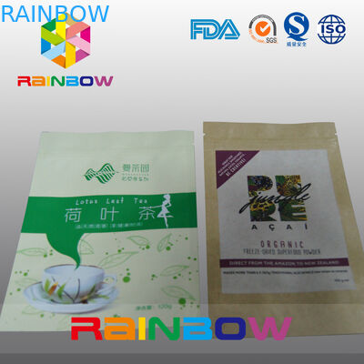 Напечатанный подгонянный мешок упаковки еды Doypack застежки -молнии бумажных мешков