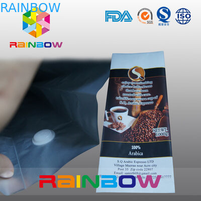 Подгонянные пластичные мешки упаковывая клапан дегазирования для упаковки мешка кофе