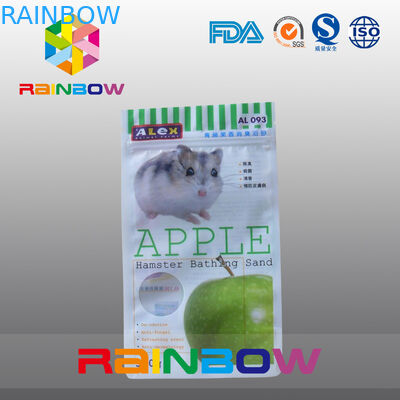 3 - Мешок бортового запечатывания Ziplock с круглым окном для пакуя хомяка купая еду песка/любимчика