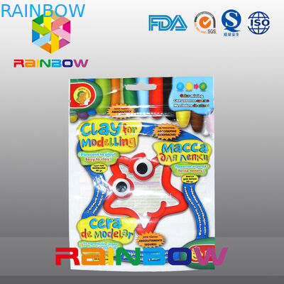 Изготовленный на заказ логос Coloful 3 мешка бортовых ясности уплотнения пластичных упаковывая для конфеты/легкой закускы