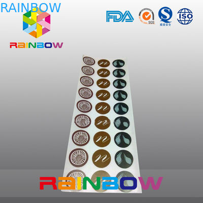 Таможня напечатала цветастой ярлыки еды собственной личности ярлыков втулки сокращения прокатанные липкой бумагой