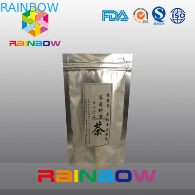 Светозащитный стоьте вверх Ziplock мешок алюминиевой фольги для чая/кофейных зерен/сухой еды